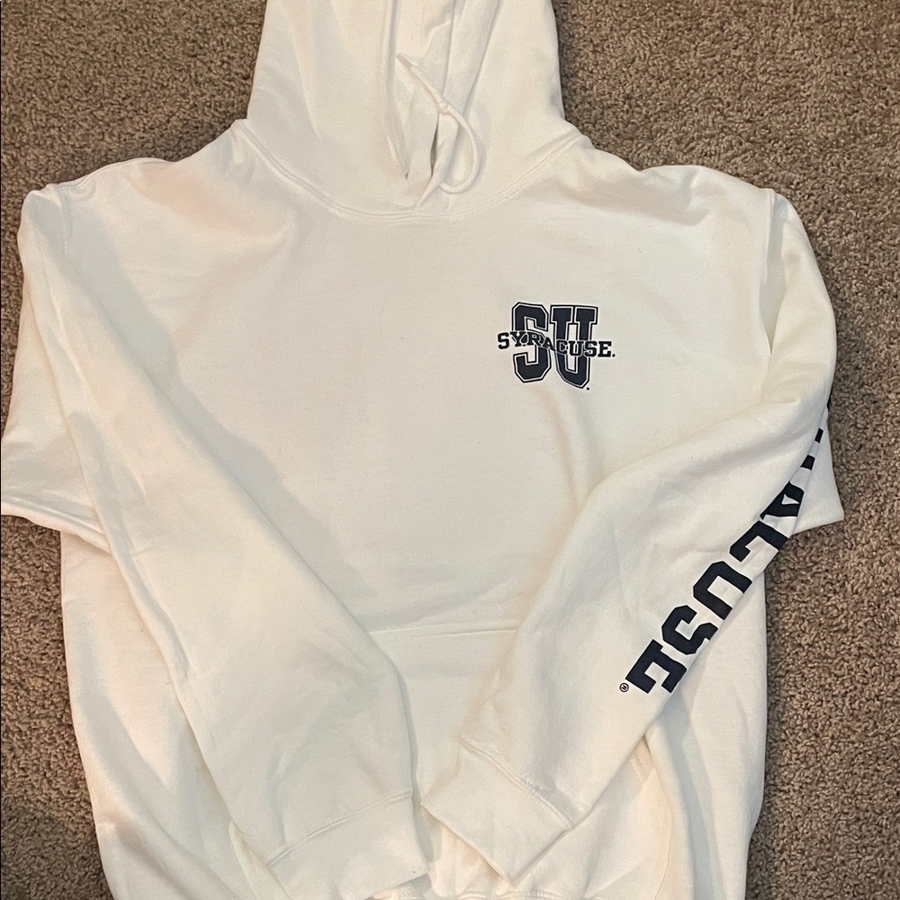 Gildan White Heavy Blend Hoodie
